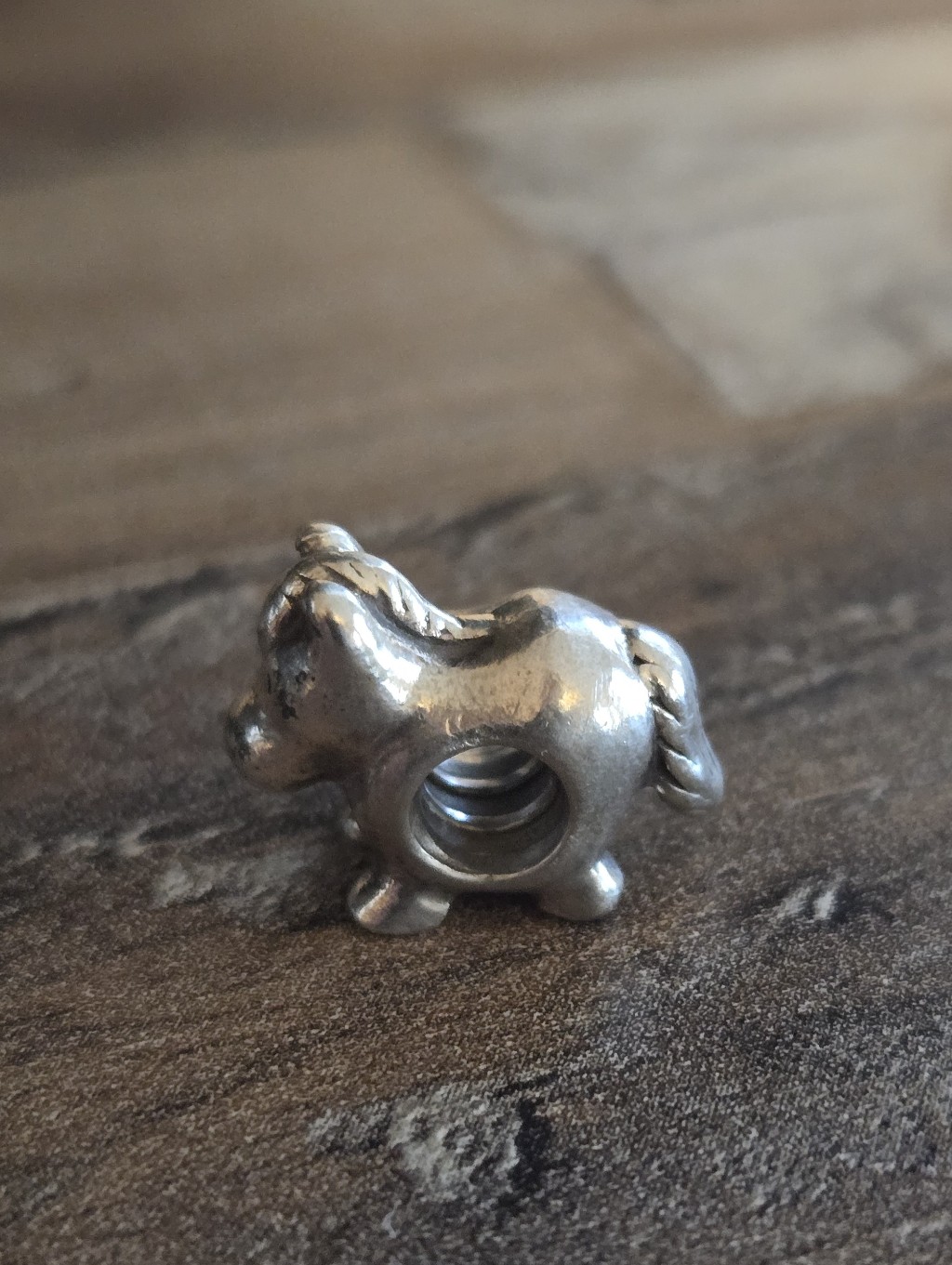 Pandora Silver Horse Bead Charm